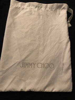 Jimmy Choo white Dust bag